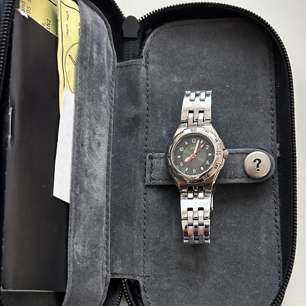 Guess Black and Silver Women’s Watch